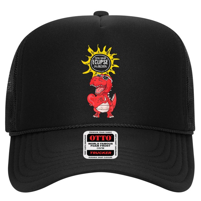 Dinosaur Heart Total Solar Eclipse April 8 2024 Totality Trucker Hat