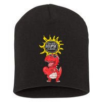 Dinosaur Heart Total Solar Eclipse April 8 2024 Totality Short Acrylic Beanie