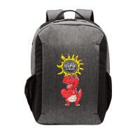 Dinosaur Heart Total Solar Eclipse April 8 2024 Totality Vector Backpack