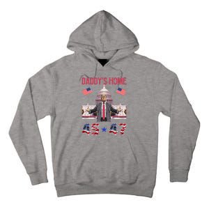 Daddys Home Trump 45 47 Tall Hoodie