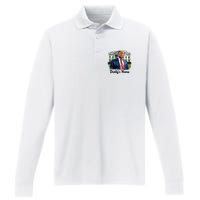 Daddys Home TrumpS Historic Return To The White House Performance Long Sleeve Polo