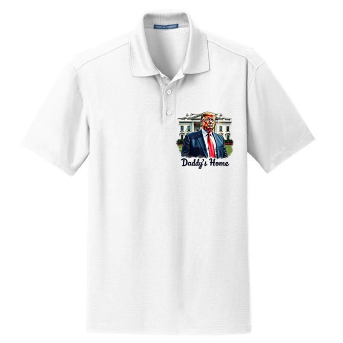 Daddys Home TrumpS Historic Return To The White House Dry Zone Grid Polo