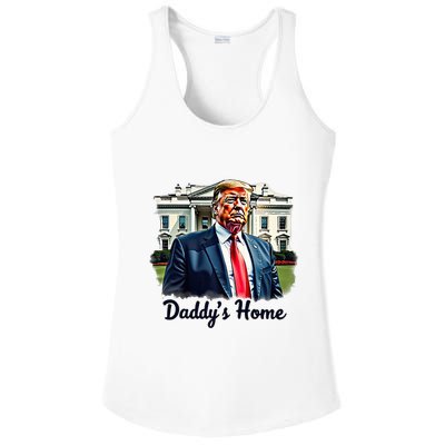 Daddys Home TrumpS Historic Return To The White House Ladies PosiCharge Competitor Racerback Tank