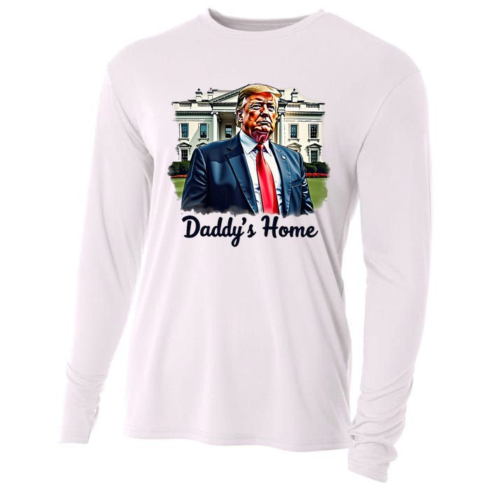 Daddys Home TrumpS Historic Return To The White House Cooling Performance Long Sleeve Crew