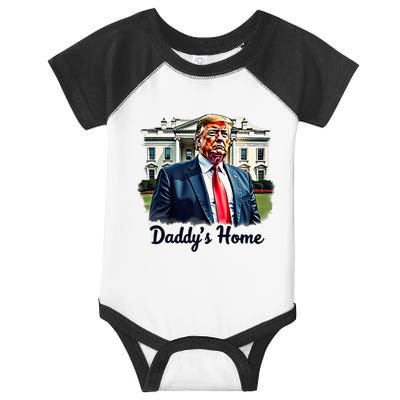Daddys Home TrumpS Historic Return To The White House Infant Baby Jersey Bodysuit