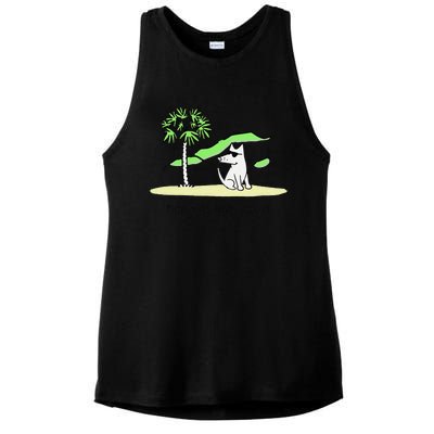 Dog Hang Tough Maui Ladies PosiCharge Tri-Blend Wicking Tank