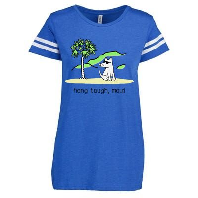 Dog Hang Tough Maui Enza Ladies Jersey Football T-Shirt