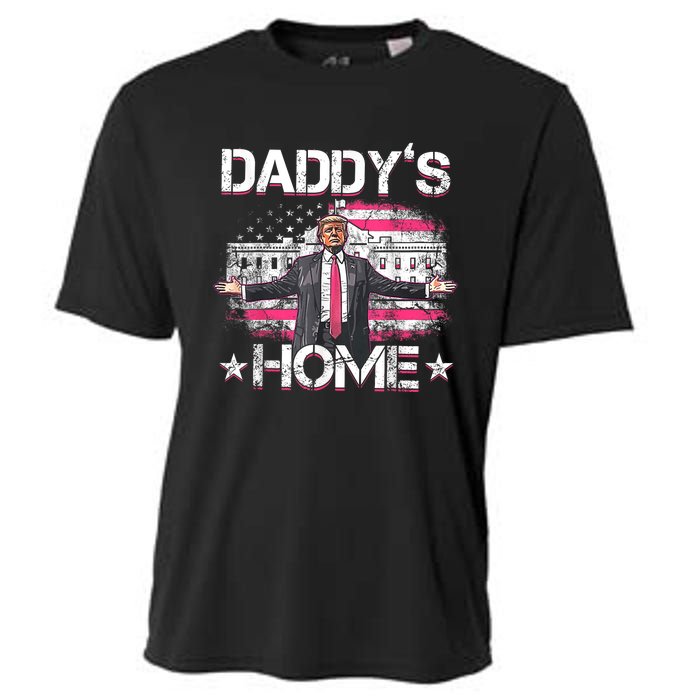 Daddys Home Trump 2024 Funny Trump Take America Back Cooling Performance Crew T-Shirt