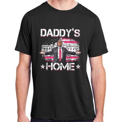 Daddys Home Trump 2024 Funny Trump Take America Back Adult ChromaSoft Performance T-Shirt