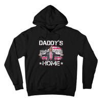 Daddys Home Trump 2024 Funny Trump Take America Back Tall Hoodie