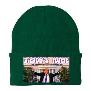 DaddyS Home Trump 2024 Stand With Trump Knit Cap Winter Beanie