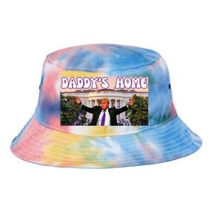 DaddyS Home Trump 2024 Stand With Trump Tie Dye Newport Bucket Hat