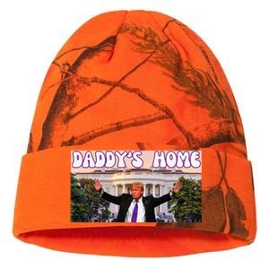 DaddyS Home Trump 2024 Stand With Trump Kati Licensed 12" Camo Beanie