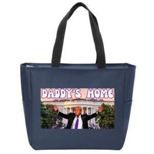 DaddyS Home Trump 2024 Stand With Trump Zip Tote Bag