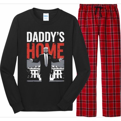 DaddyS Home Trump President 47 Long Sleeve Pajama Set