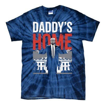 DaddyS Home Trump President 47 Tie-Dye T-Shirt