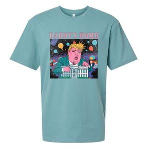 DaddyS Home Trump Take America Back 2024 Sueded Cloud Jersey T-Shirt