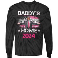 Daddys Home TrumpS Historic Return To The White House Tie-Dye Long Sleeve Shirt