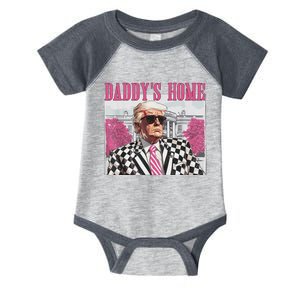 DaddyS Home Trump 2024 Infant Baby Jersey Bodysuit