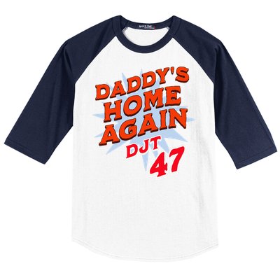 DaddyS Home Trump White House Trump 2024 Take America Back Baseball Sleeve Shirt