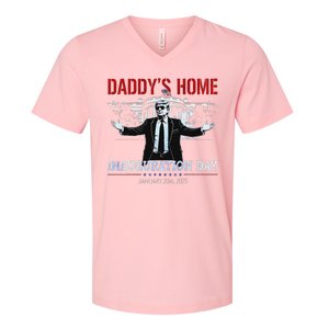 DaddyS Home Trump Inauguration Day 2025 47th President V-Neck T-Shirt