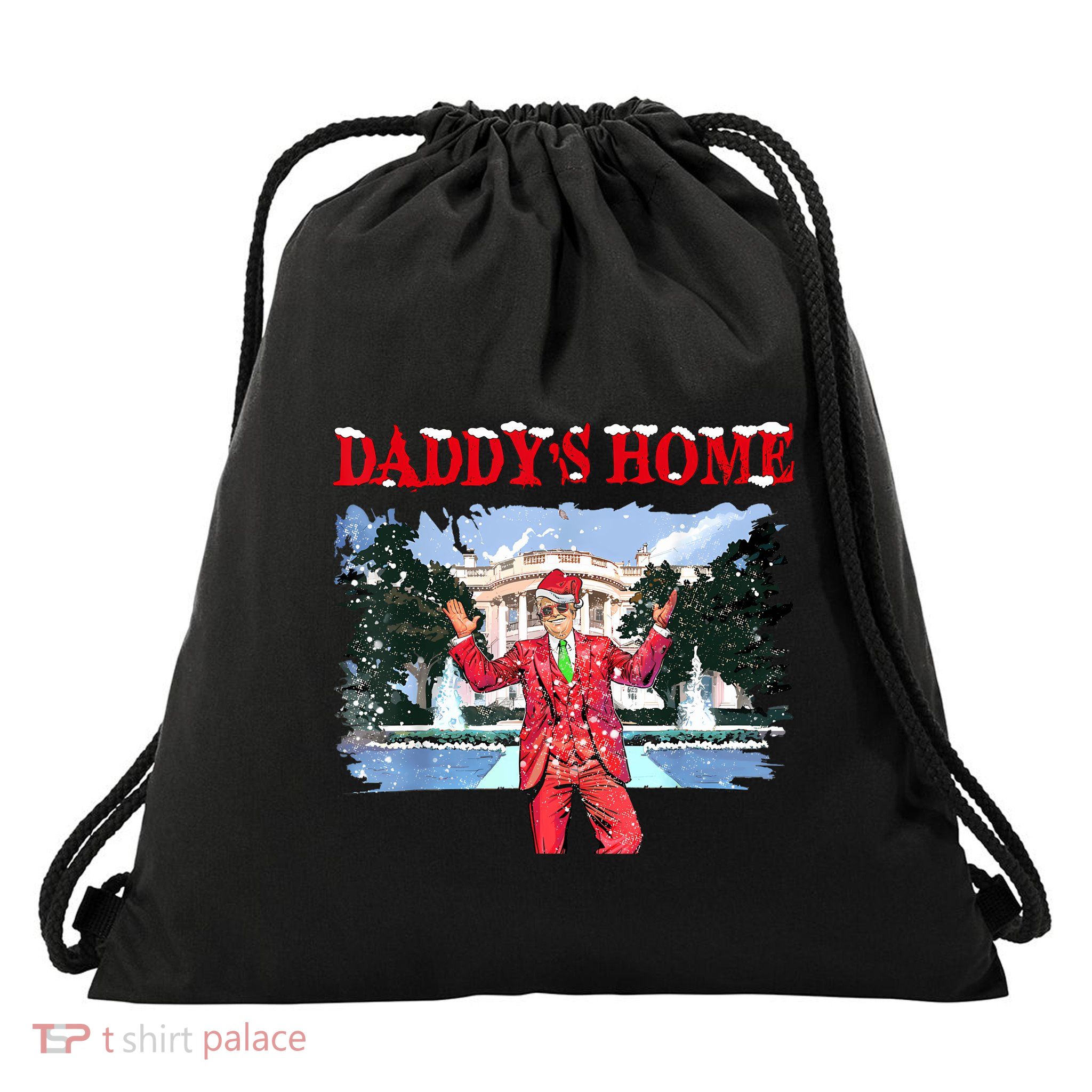 DaddyS Home Tree Sata Drawstring Bag