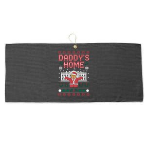 DaddyS Home Trump Christmas Spirit Meaningful Gift Large Microfiber Waffle Golf Towel