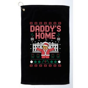 DaddyS Home Trump Christmas Spirit Meaningful Gift Platinum Collection Golf Towel