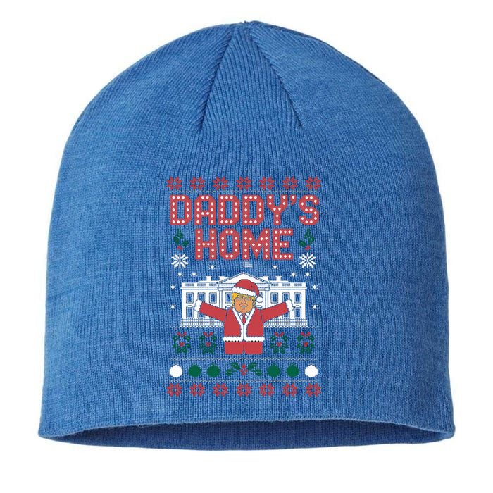 DaddyS Home Trump Christmas Spirit Meaningful Gift Sustainable Beanie