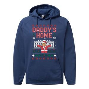 DaddyS Home Trump Christmas Spirit Meaningful Gift Performance Fleece Hoodie