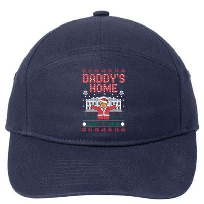 DaddyS Home Trump Christmas Spirit Meaningful Gift 7-Panel Snapback Hat