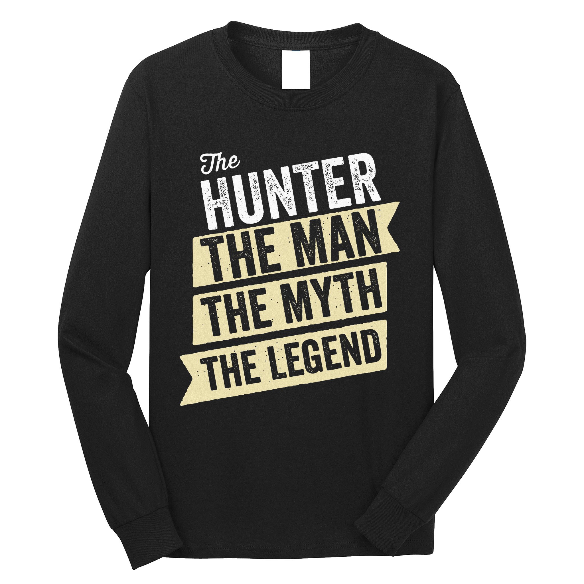 Deer Hunter The Man The Myth The Hunting Legend Hunter Gifts Long Sleeve Shirt