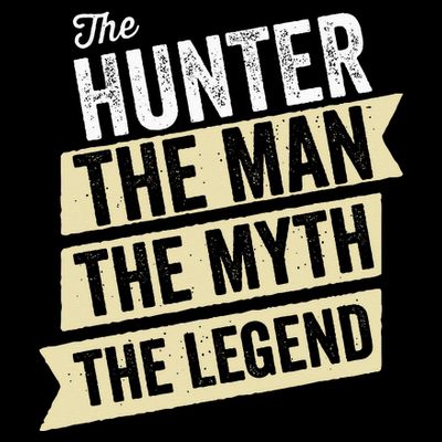 Deer Hunter The Man The Myth The Hunting Legend Hunter Gifts T-Shirt