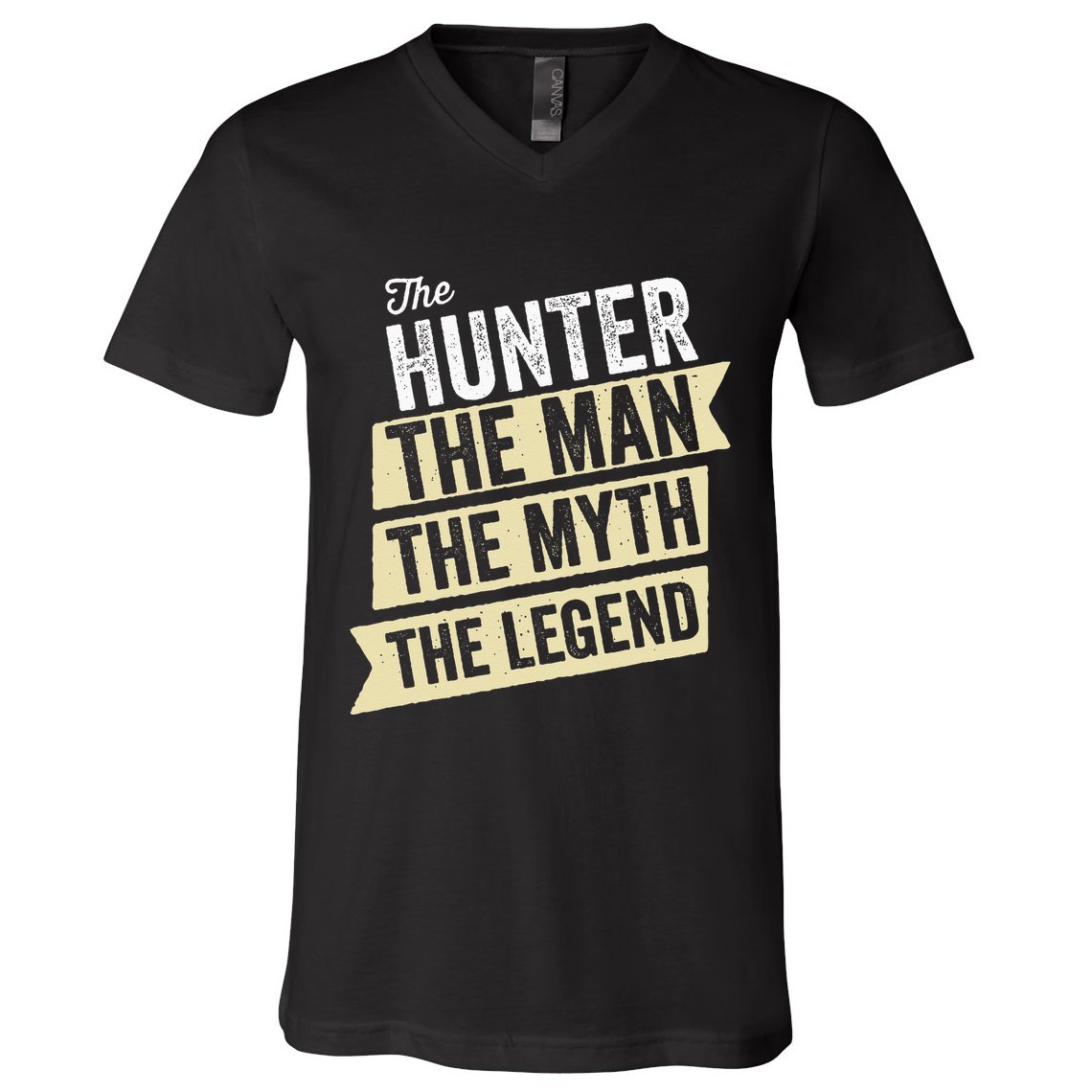 Deer Hunter The Man The Myth The Hunting Legend Hunter Gifts V-Neck T-Shirt