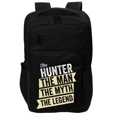 Deer Hunter The Man The Myth The Hunting Legend Hunter Gifts Impact Tech Backpack