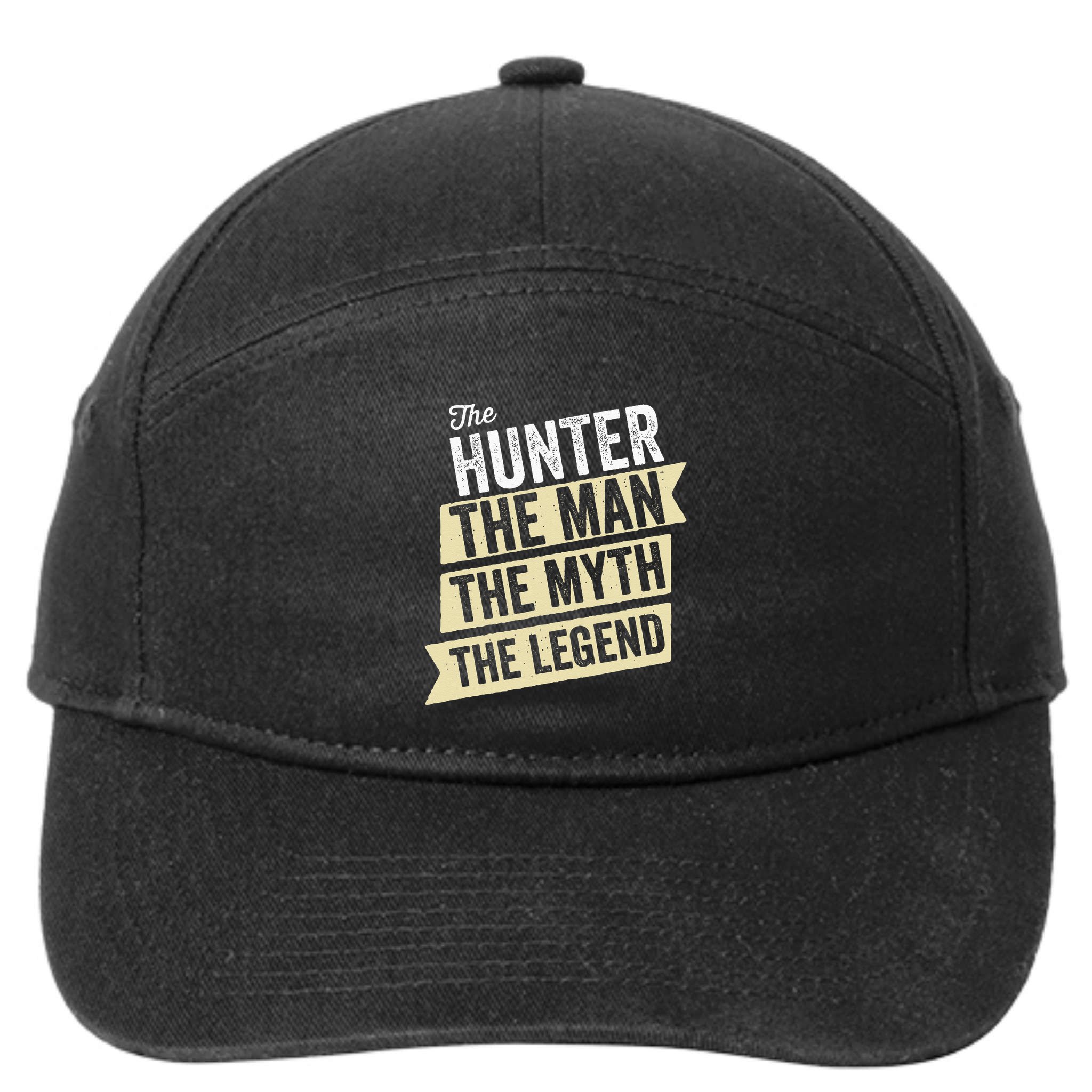Deer Hunter The Man The Myth The Hunting Legend Hunter Gifts 7-Panel Snapback Hat