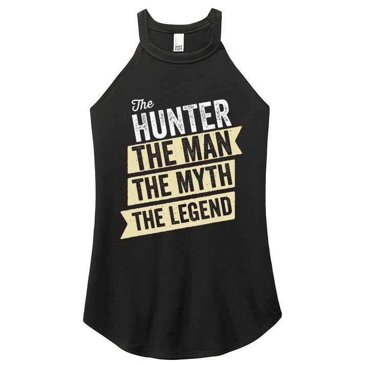 Deer Hunter The Man The Myth The Hunting Legend Hunter Gifts Women's Perfect Tri Rocker Tank