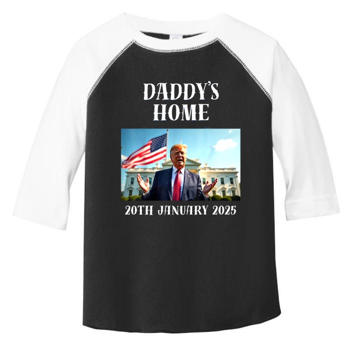 Daddys Home Trump Trump Inauguration Party Supplies Toddler Fine Jersey T-Shirt