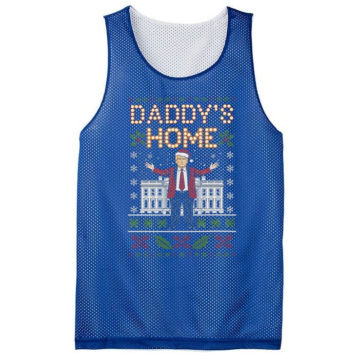 DaddyS Home Trump Funny Christmas Holiday Funny Outfit Gift Mesh Reversible Basketball Jersey Tank