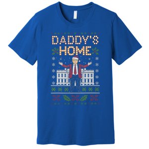 DaddyS Home Trump Funny Christmas Holiday Funny Outfit Gift Premium T-Shirt