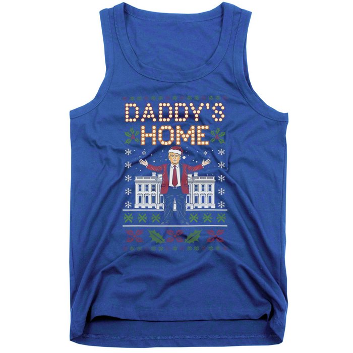 DaddyS Home Trump Funny Christmas Holiday Funny Outfit Gift Tank Top