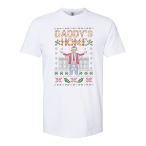 DaddyS Home Trump Funny Christmas Holiday Funny Outfit Gift Softstyle CVC T-Shirt