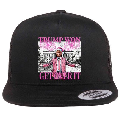 DaddyS Home Trump Pin.K Christmas Won White House Flatbill Hat