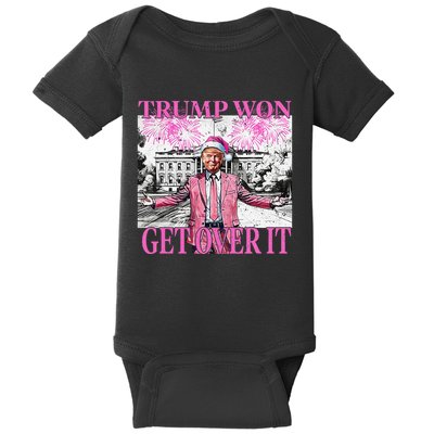 DaddyS Home Trump Pin.K Christmas Won White House Baby Bodysuit