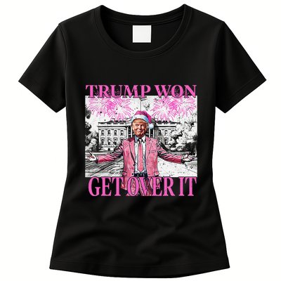 DaddyS Home Trump Pin.K Christmas Won White House Womens T-Shirt