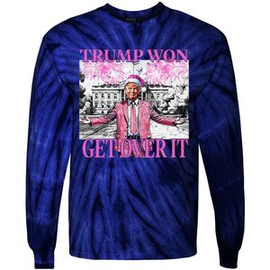 DaddyS Home Trump Pin.K Christmas Won White House Tie-Dye Long Sleeve Shirt