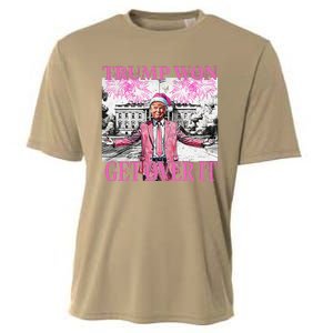 DaddyS Home Trump Pin.K Christmas Won White House Cooling Performance Crew T-Shirt