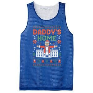 DaddyS Home Trump Holiday Christmas Party Look Funny Gift Mesh Reversible Basketball Jersey Tank