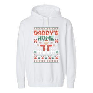 DaddyS Home Trump Holiday Christmas Party Look Funny Gift Garment-Dyed Fleece Hoodie