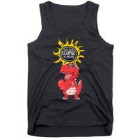 Dinosaur Heart Total Solar Eclipse April 8 2024 Totality Tank Top